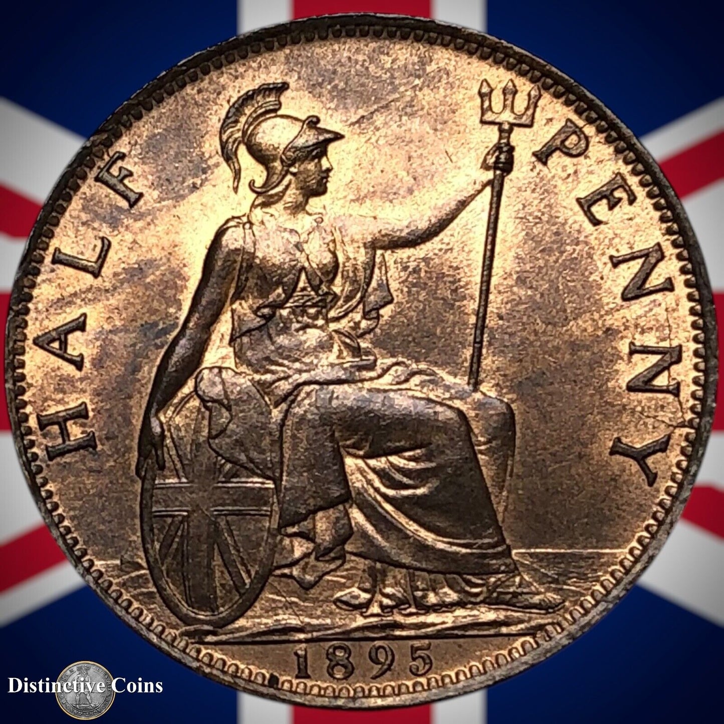 Great Britain 1895 Half Penny 1/2d GB5719