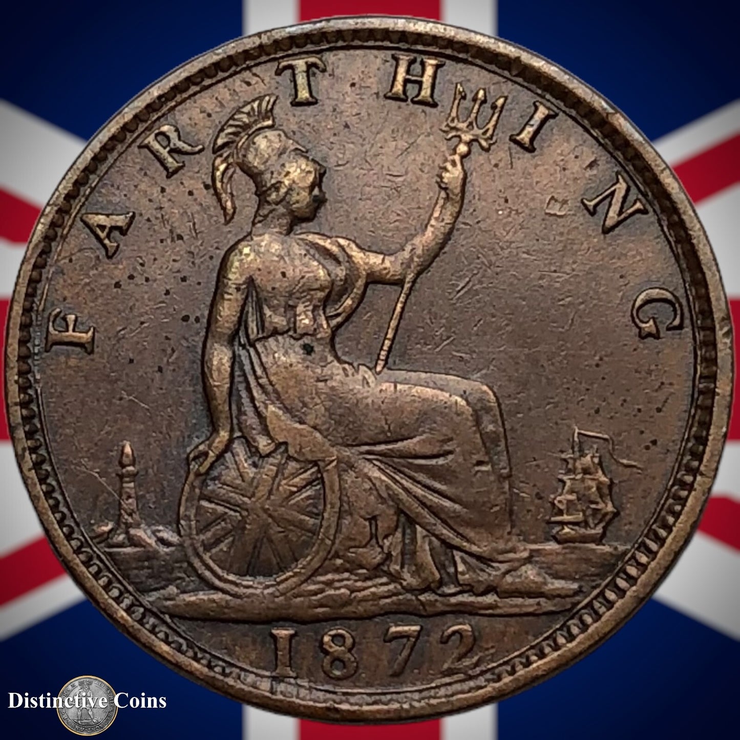 Great Britain 1872 Farthing 1/4d GB3663