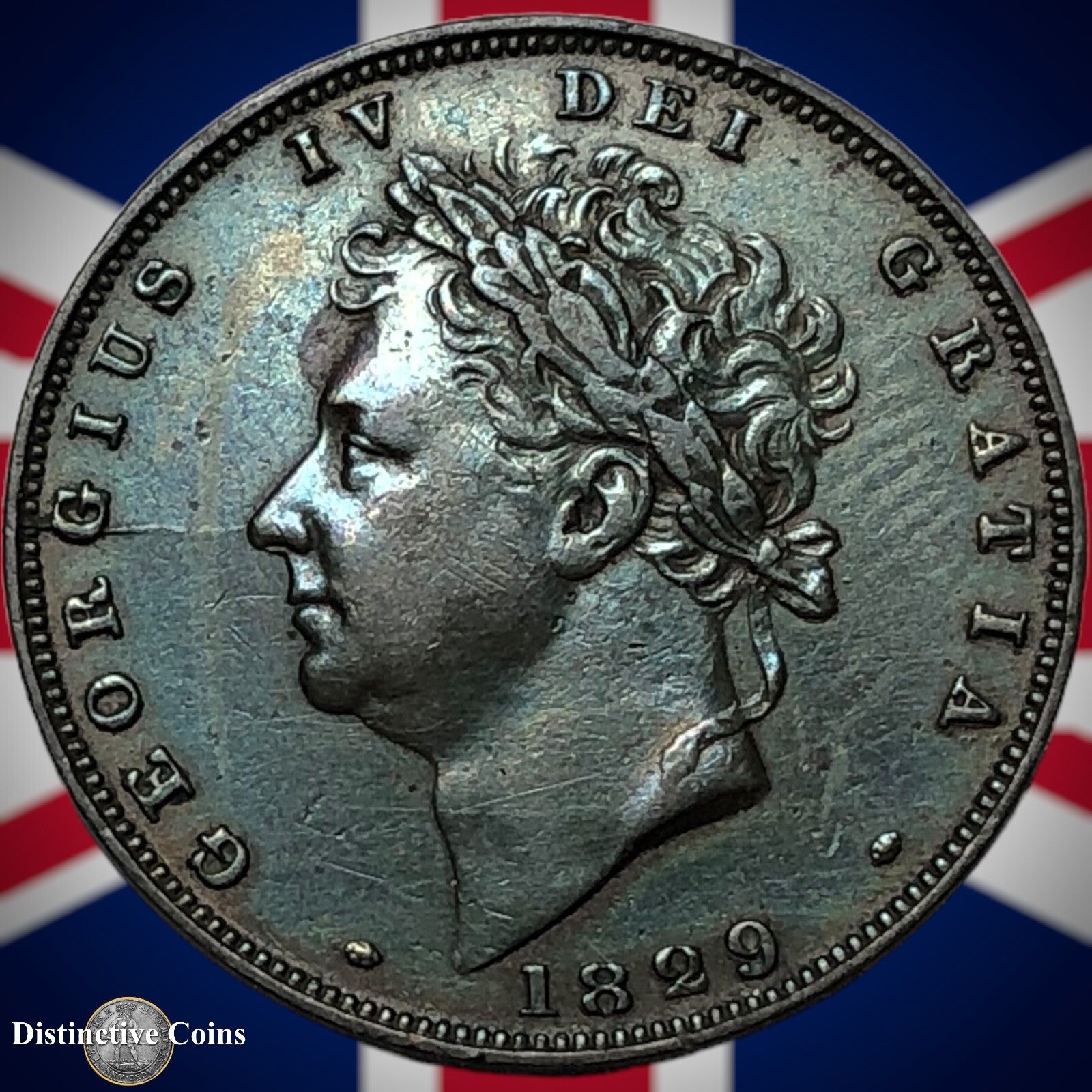 Great Britain 1829 Farthing 1/4d GB3343