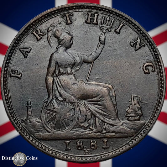 Great Britain 1881 H Farthing 1/4d GB3905