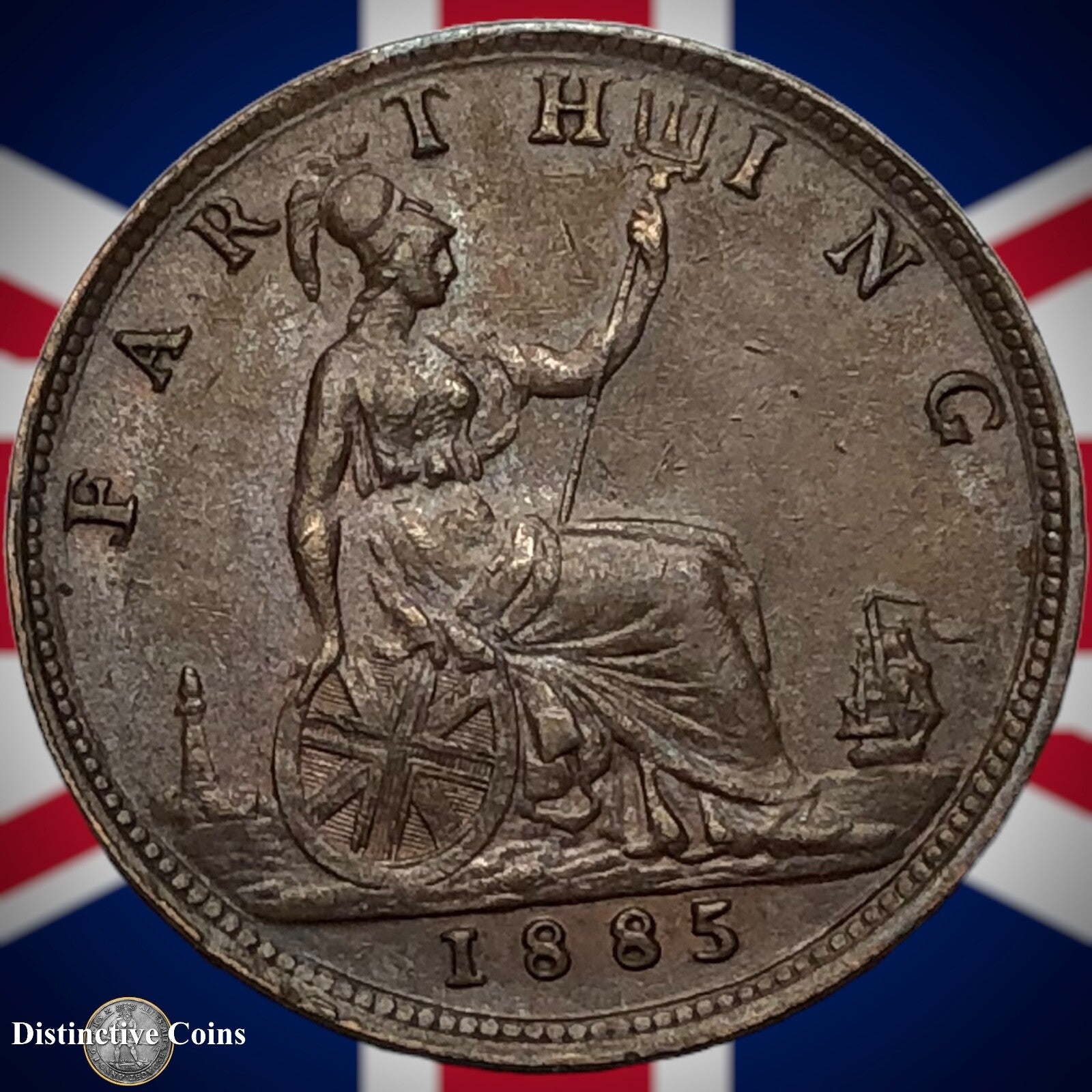 Great Britain 1885 Farthing 1/4d GB4144