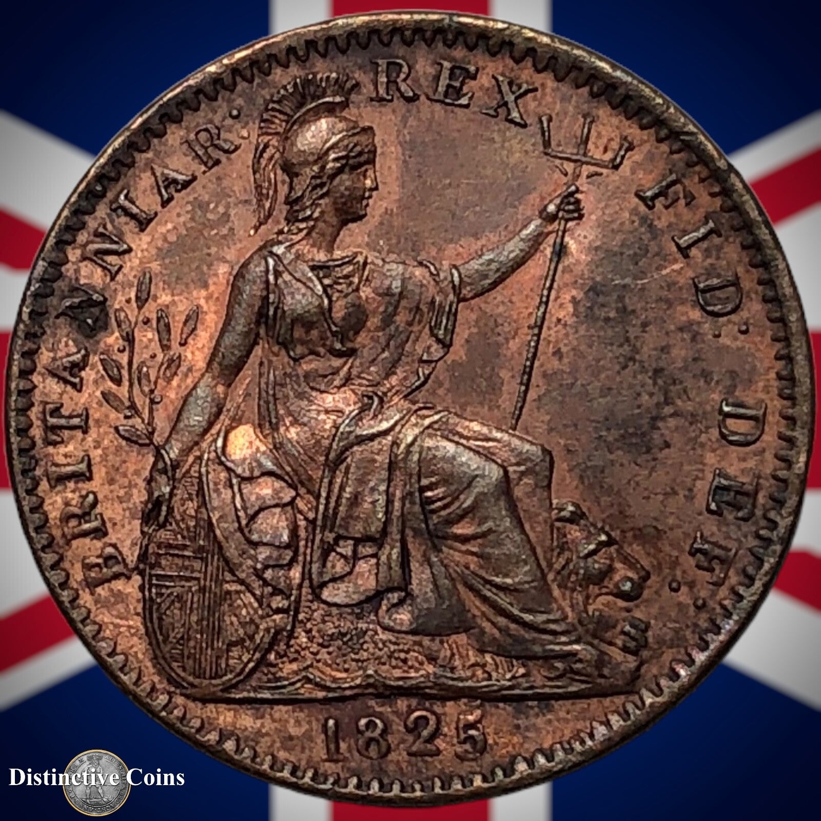 Great Britain 1825 Farthing 1/4d GB3300