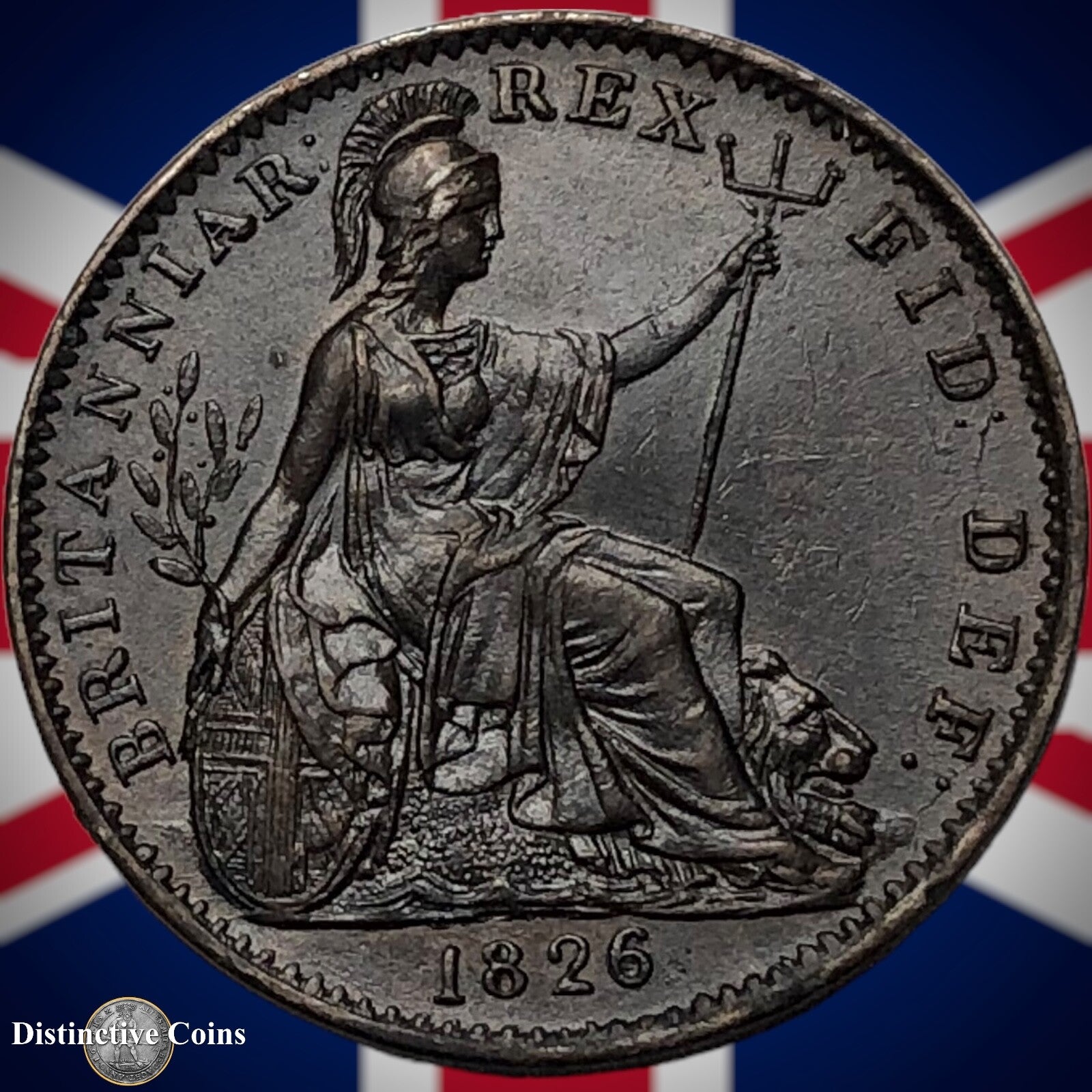 Great Britain 1826 Farthing 1/4d GB3331