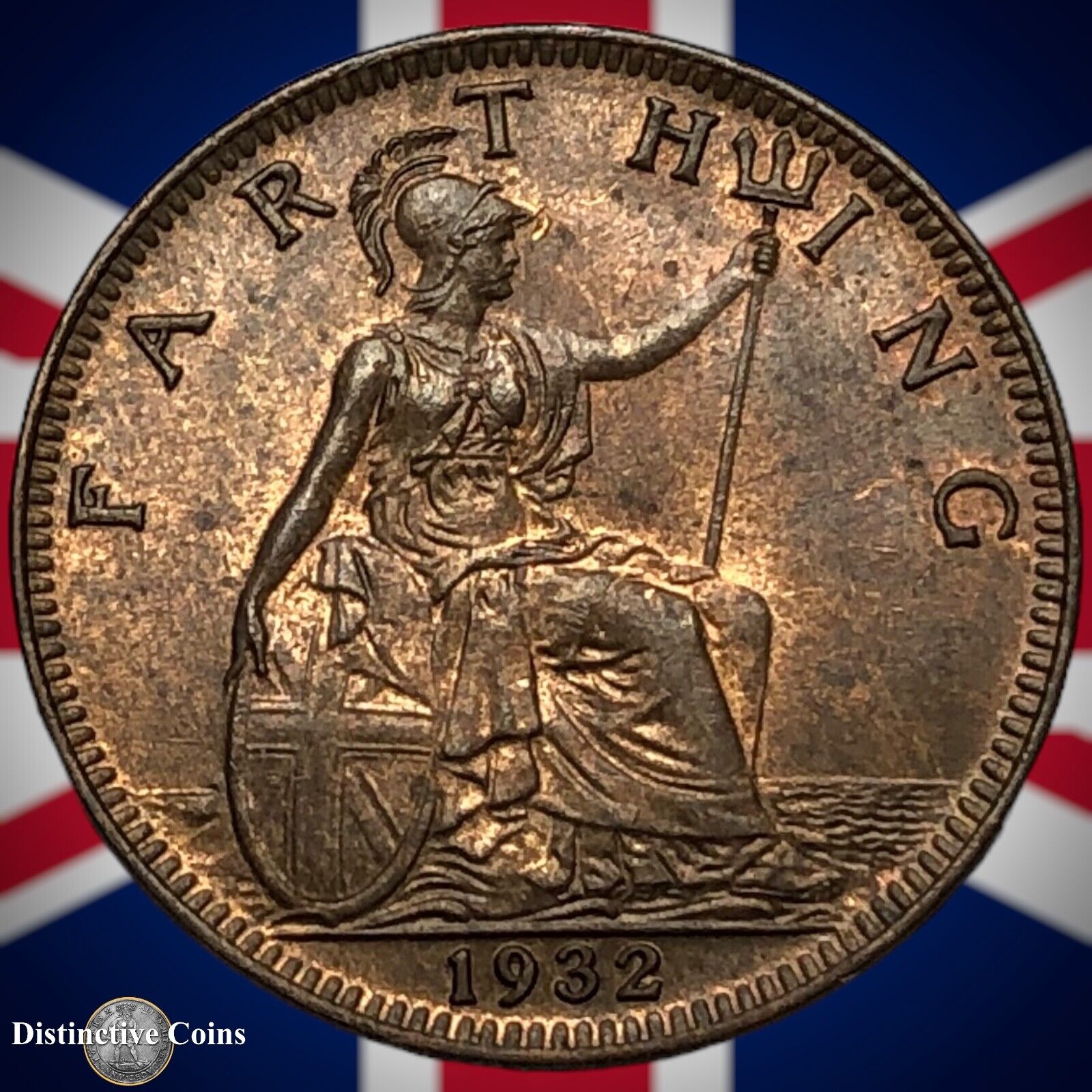 Great Britain 1932 Farthing 1/4d GB4912