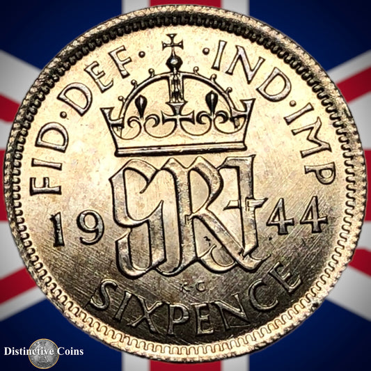 Great Britain 1944 Six Pence GB1753