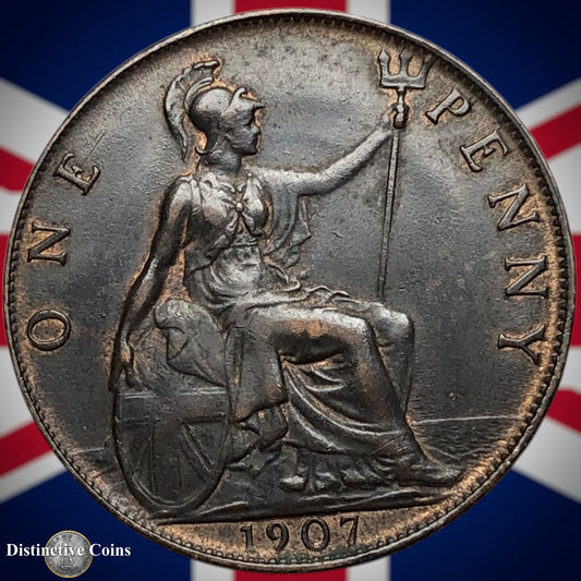 Great Britain 1907 Penny 1d GB6690