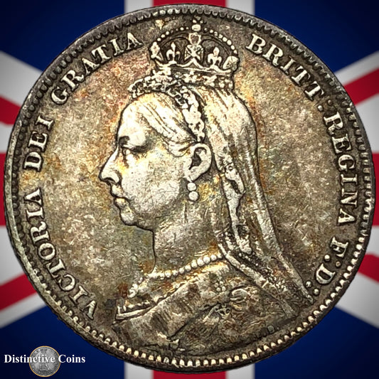 Great Britain 1890 British One Shilling GB0563