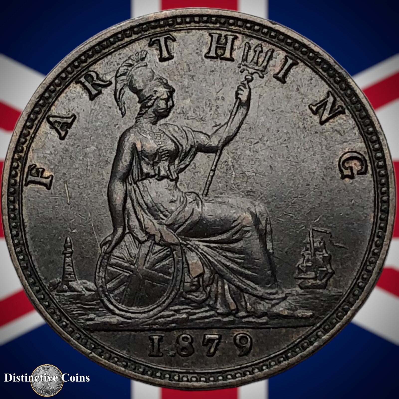 Great Britain 1879 Farthing 1/4d GB3835