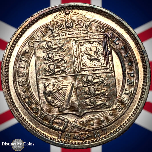 Great Britain 1887 Six Pence GB2651