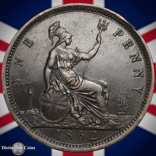 Great Britain 1862 Penny 1d GB6224