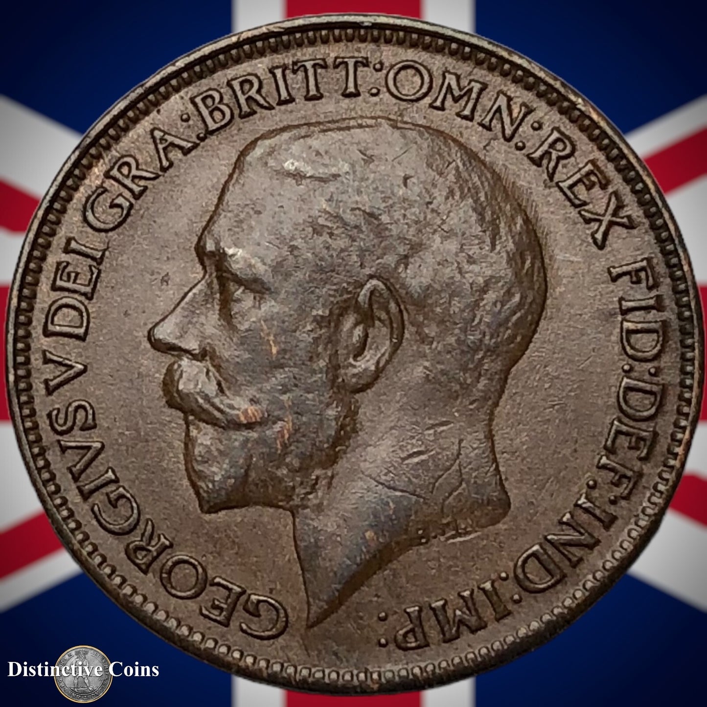 Great Britain 1922 Farthing 1/4d GB4749