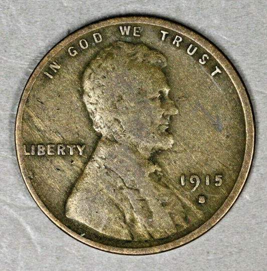 US 1915 S Lincoln Wheat Penny  A2986