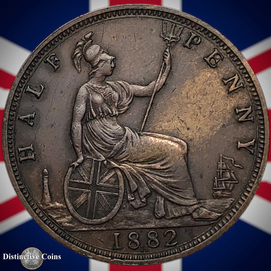 Great Britain 1882 H Half Penny 1/2d GB5559