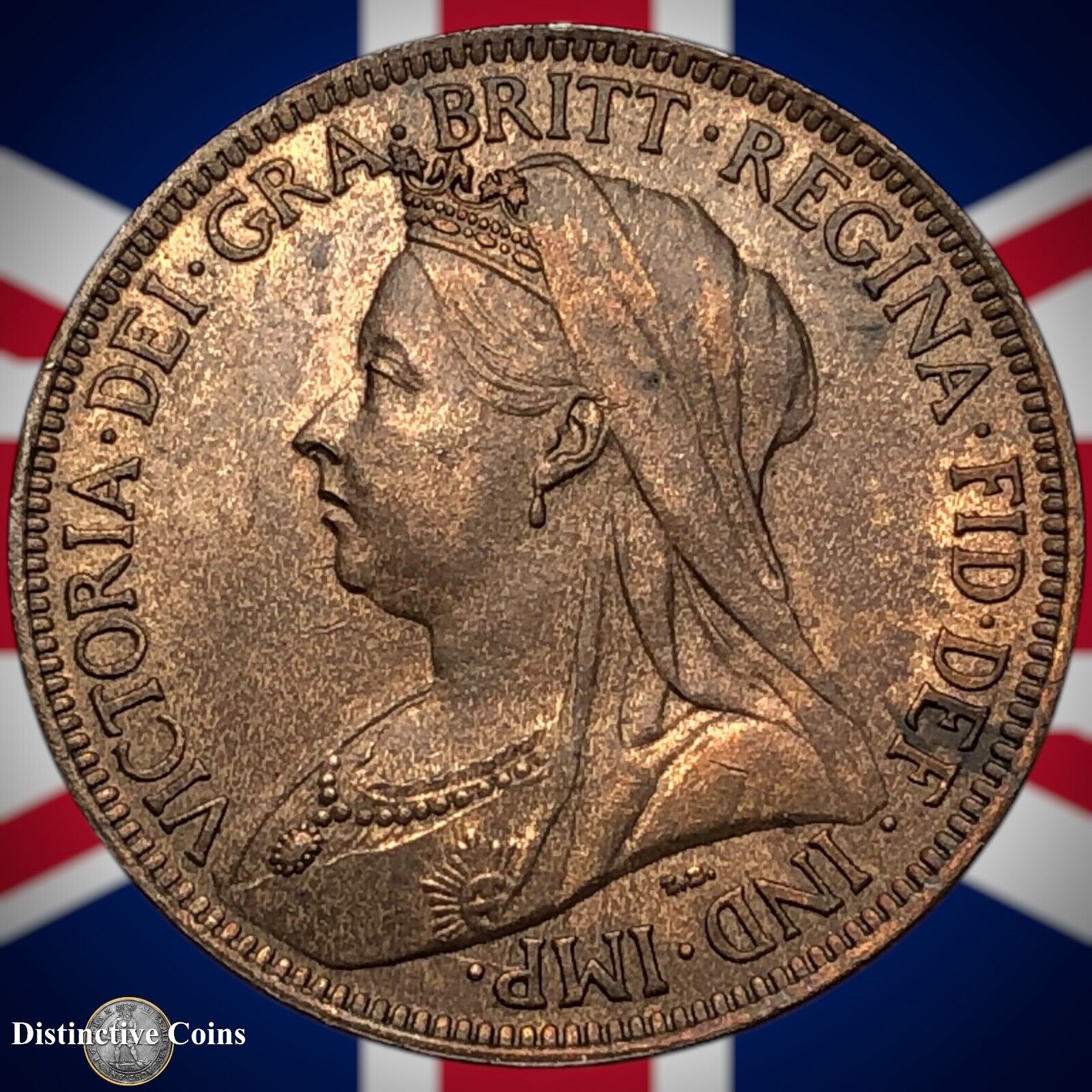Great Britain 1895 Half Penny 1/2d GB5717