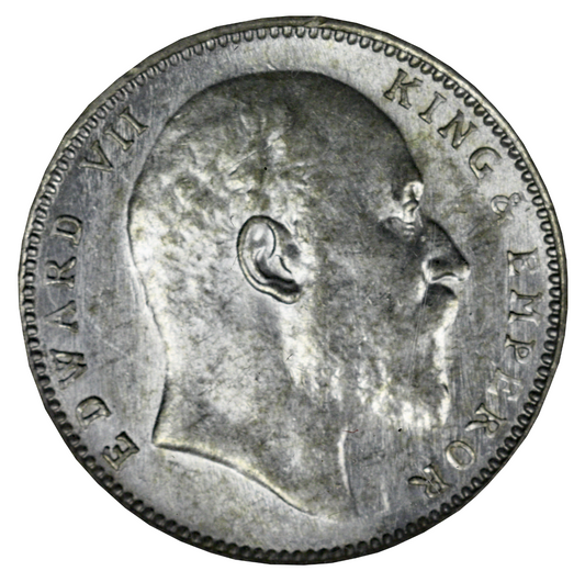 India 1907 B Rupee NNC Slab  S780