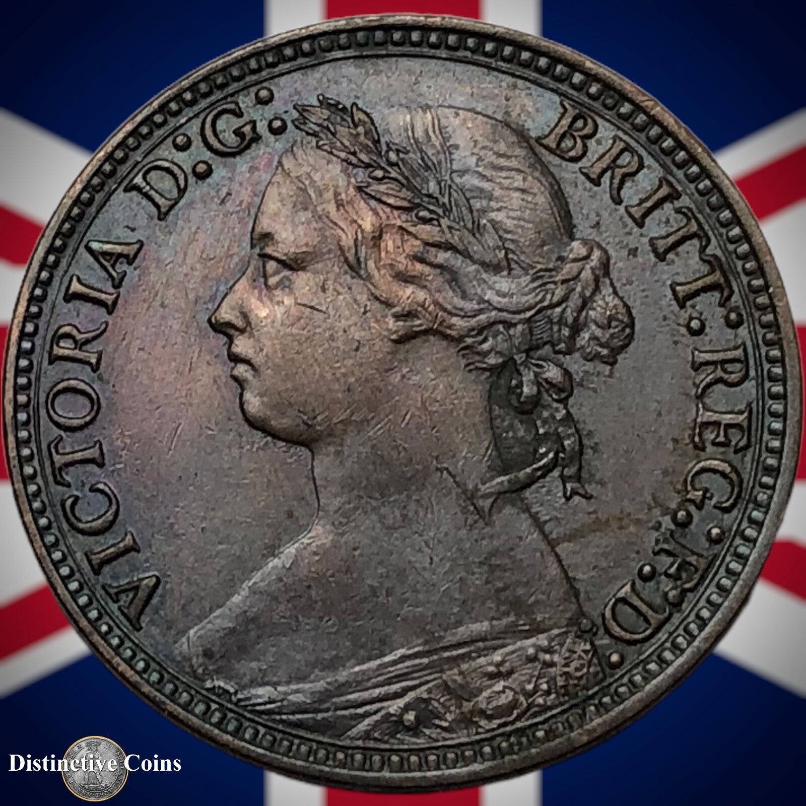 Great Britain 1879 Farthing 1/4d GB3830