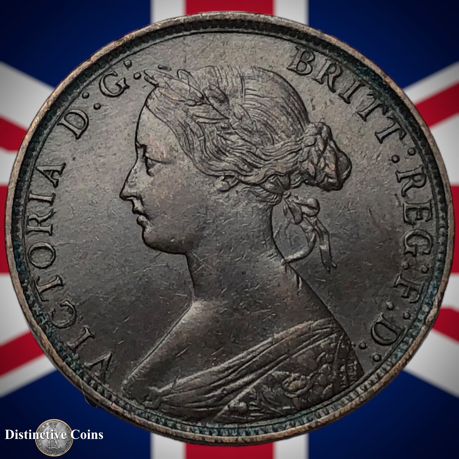 Great Britain 1862 Half Penny 1/2d GB5426