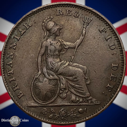 Great Britain 1848 Farthing 1/4d GB3430