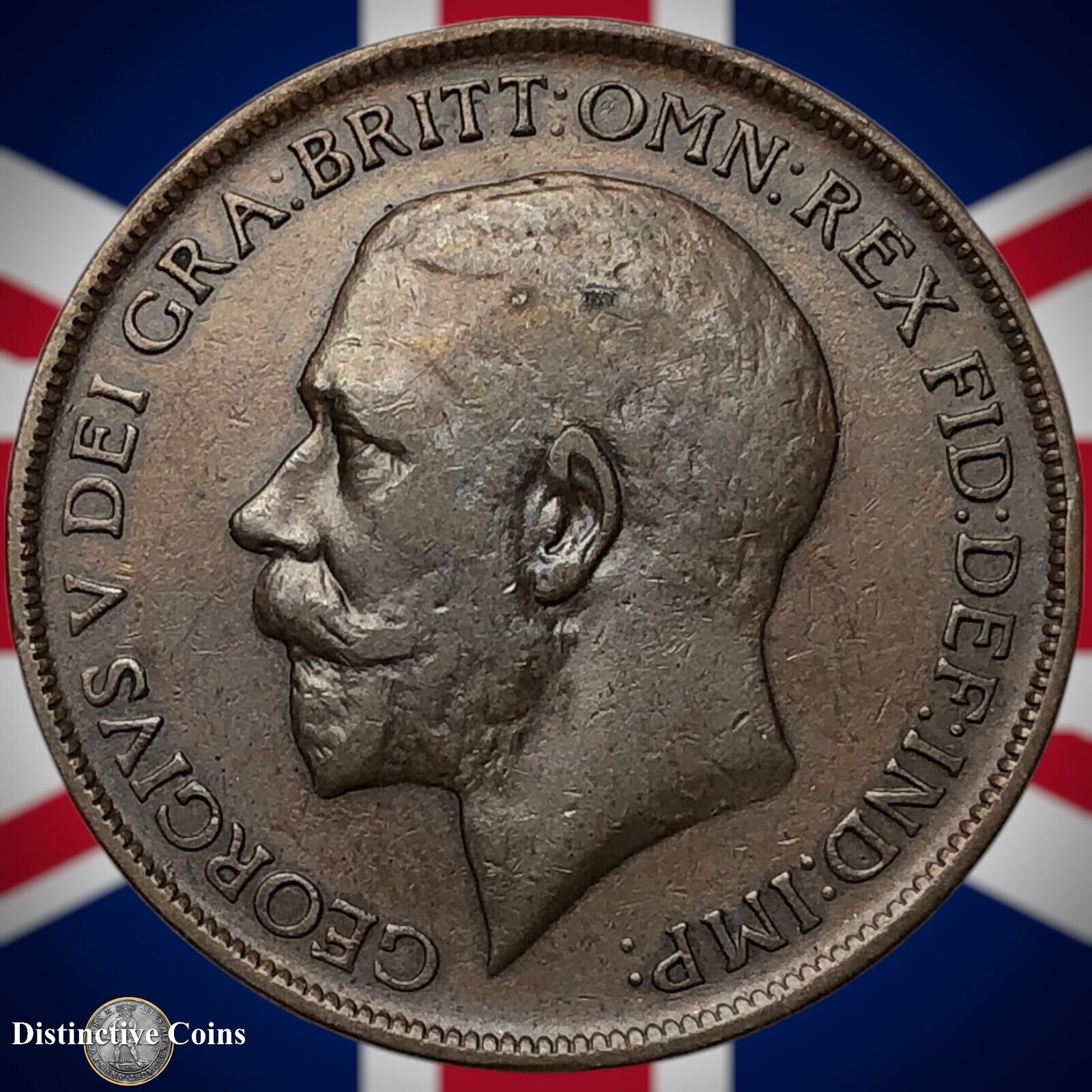 Great Britain 1912 Penny 1d GB6763