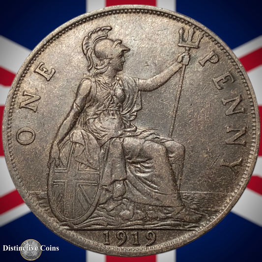 Great Britain 1919 Penny 1d GB6904