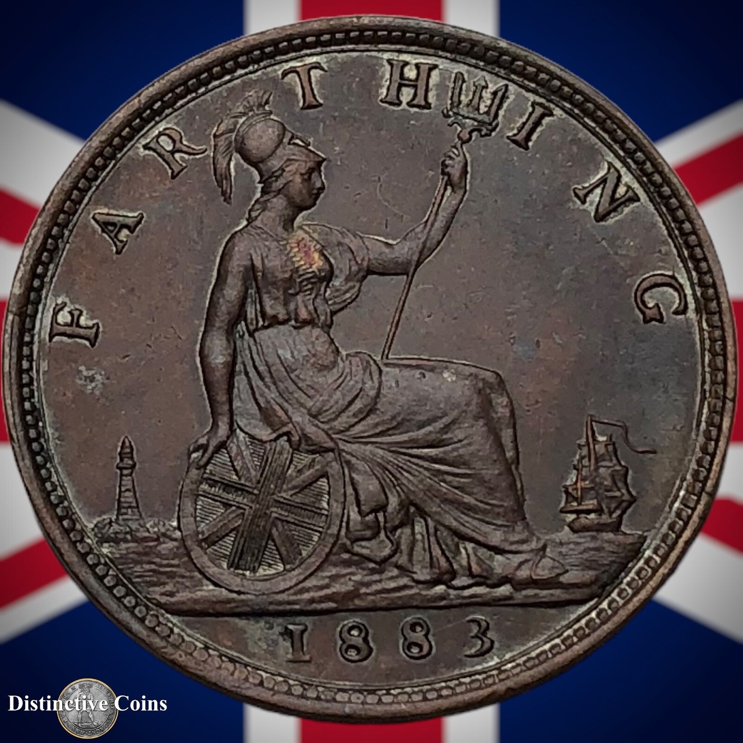 Great Britain 1883 Farthing 1/4d GB4060