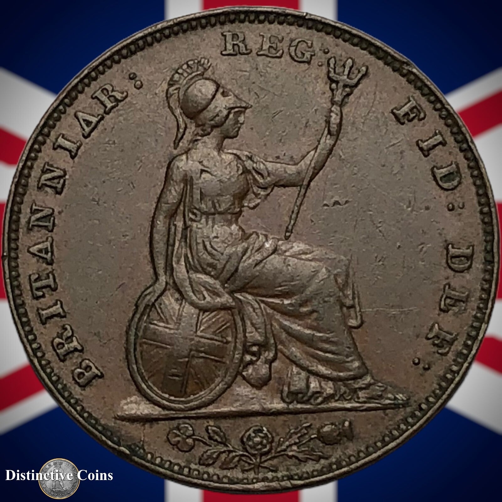 Great Britain 1843 Farthing 1/4d GB3413