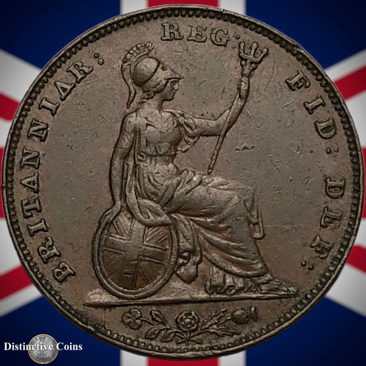 Great Britain 1843 Farthing 1/4d GB3413