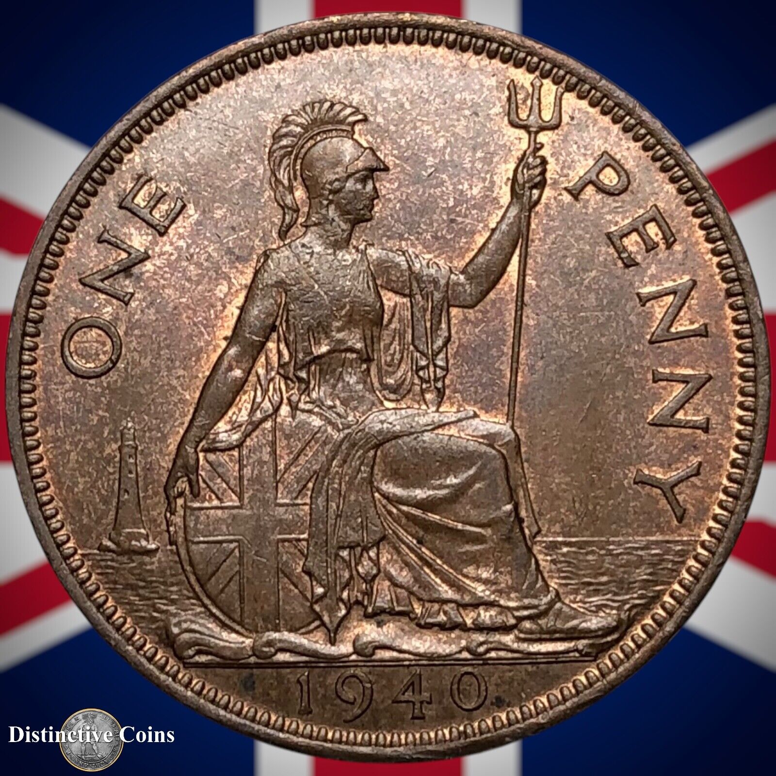 Great Britain 1940 Penny 1d GB7241