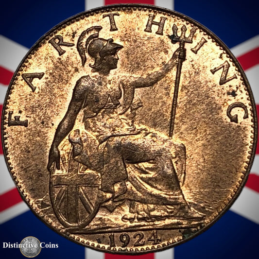 Great Britain 1924 Farthing 1/4d GB4785