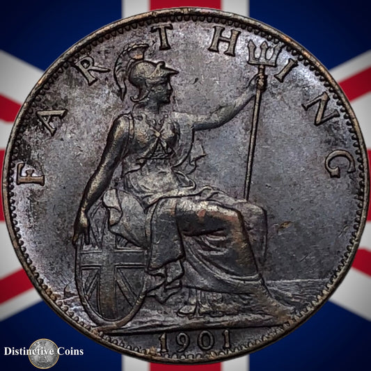 Great Britain 1901 Farthing 1/4d GB4491