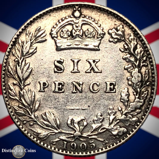 Great Britain 1905 Six Pence GB1525