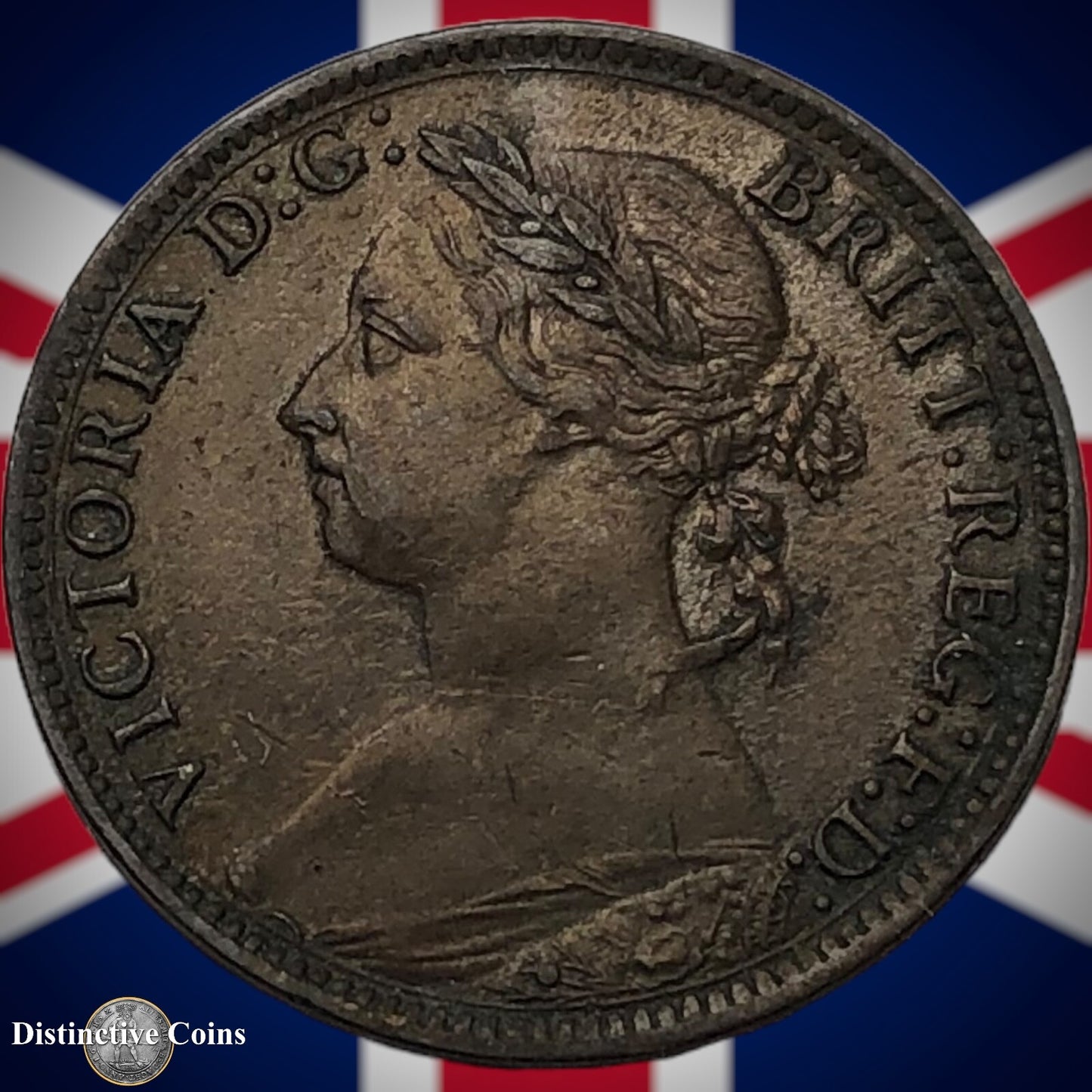 Great Britain 1885 Farthing 1/4d GB4146