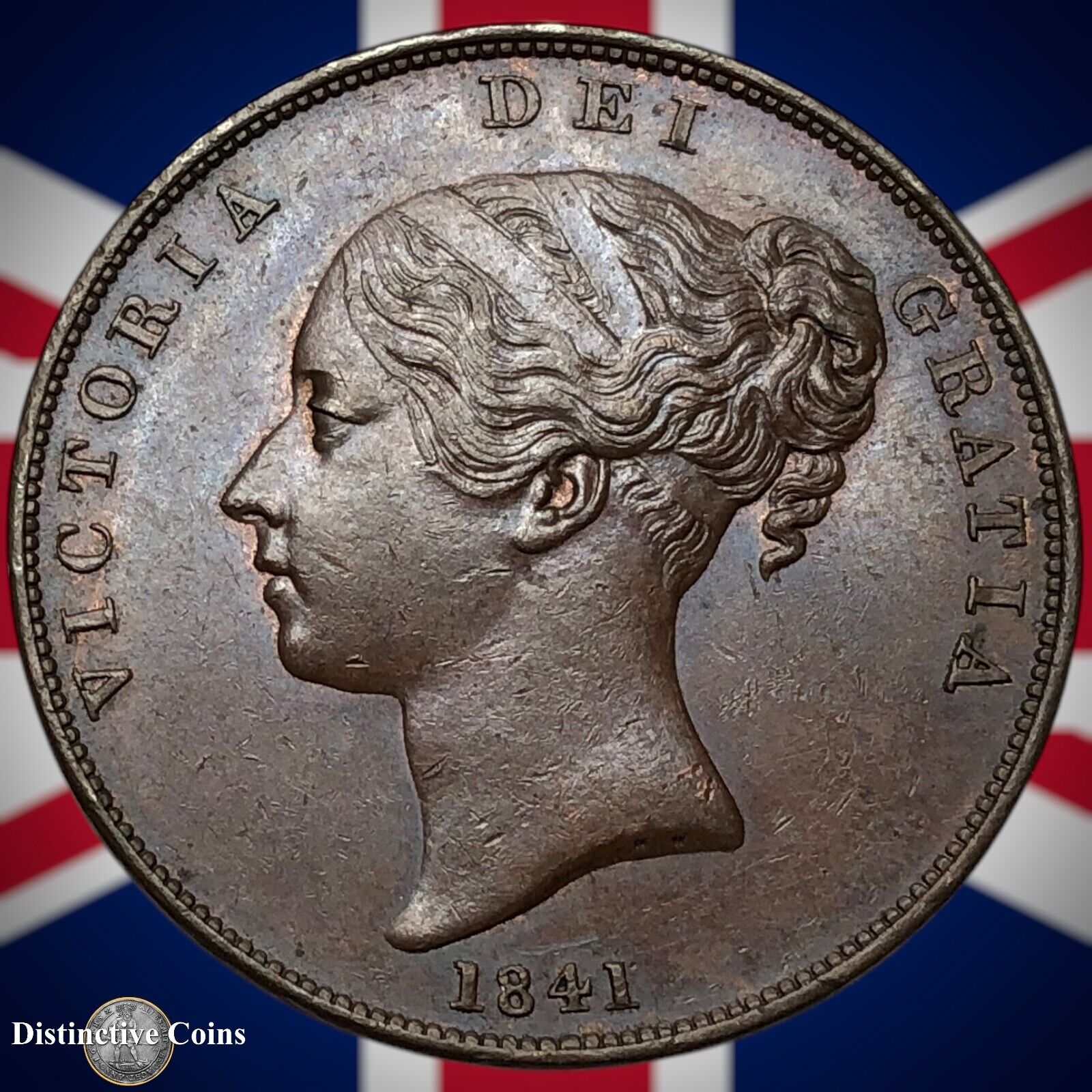 Great Britain 1841 Penny 1d GB6128