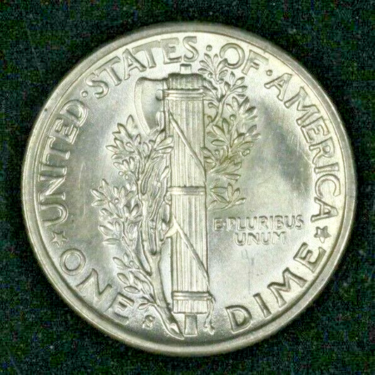 US 1942 S Mercury Dime 10 Cents FB   A2643