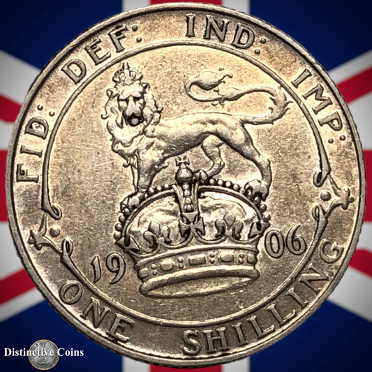 Great Britain 1906 British One Shilling GB0821