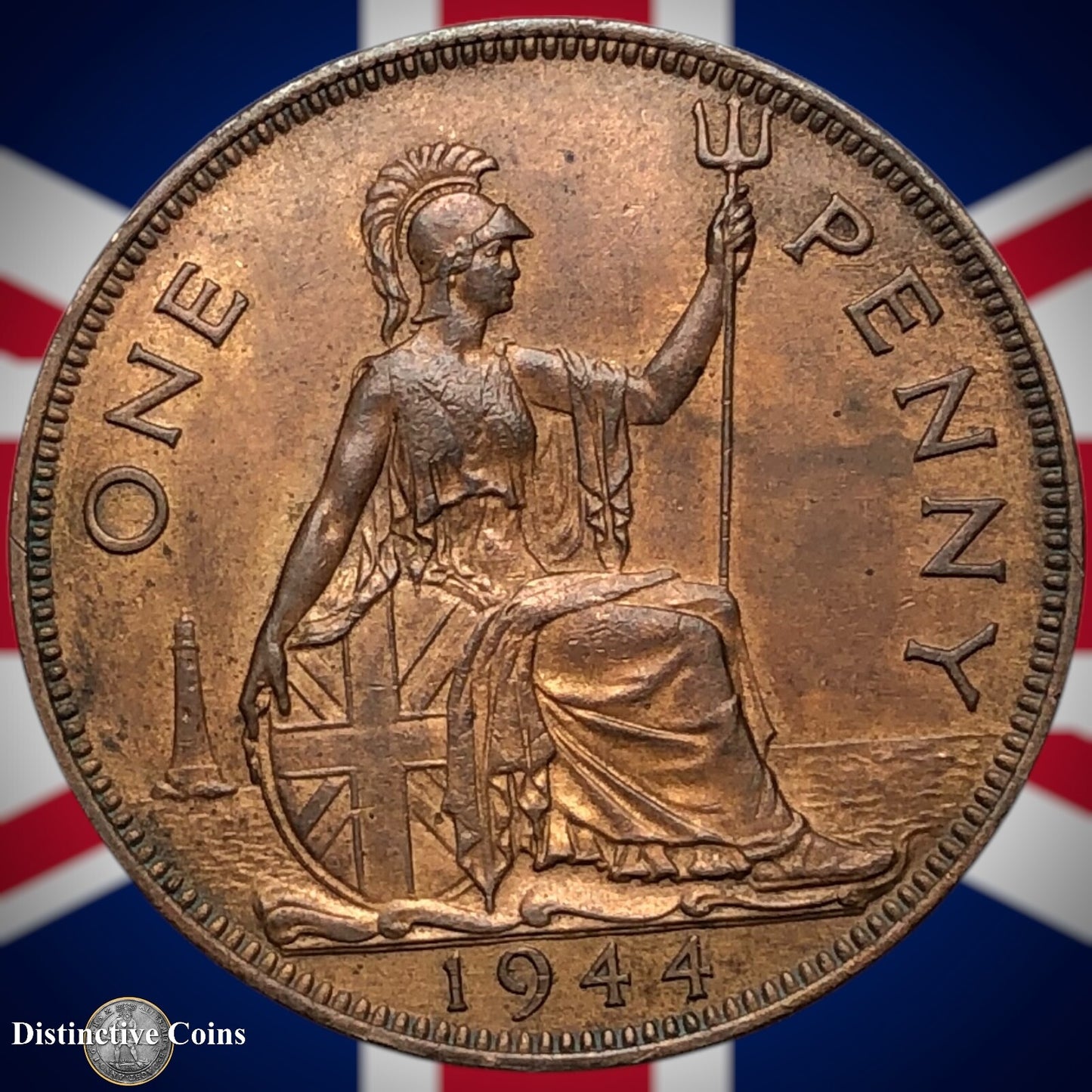 Great Britain 1944 Penny 1d GB7266
