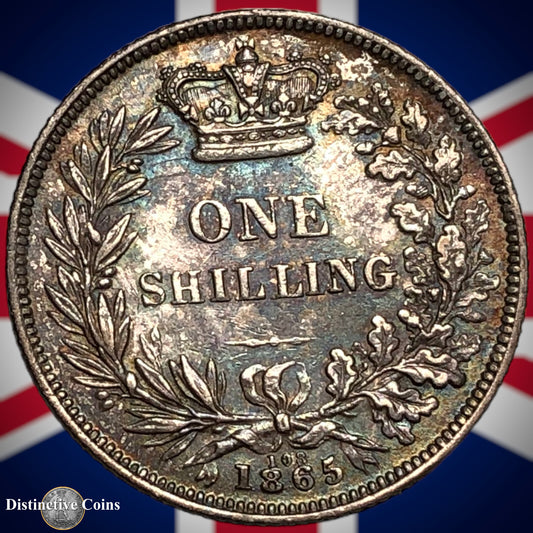 Great Britain 1865 British One Shilling GB0284
