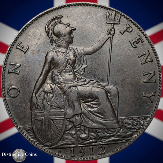 Great Britain 1912 H Penny 1d GB6803
