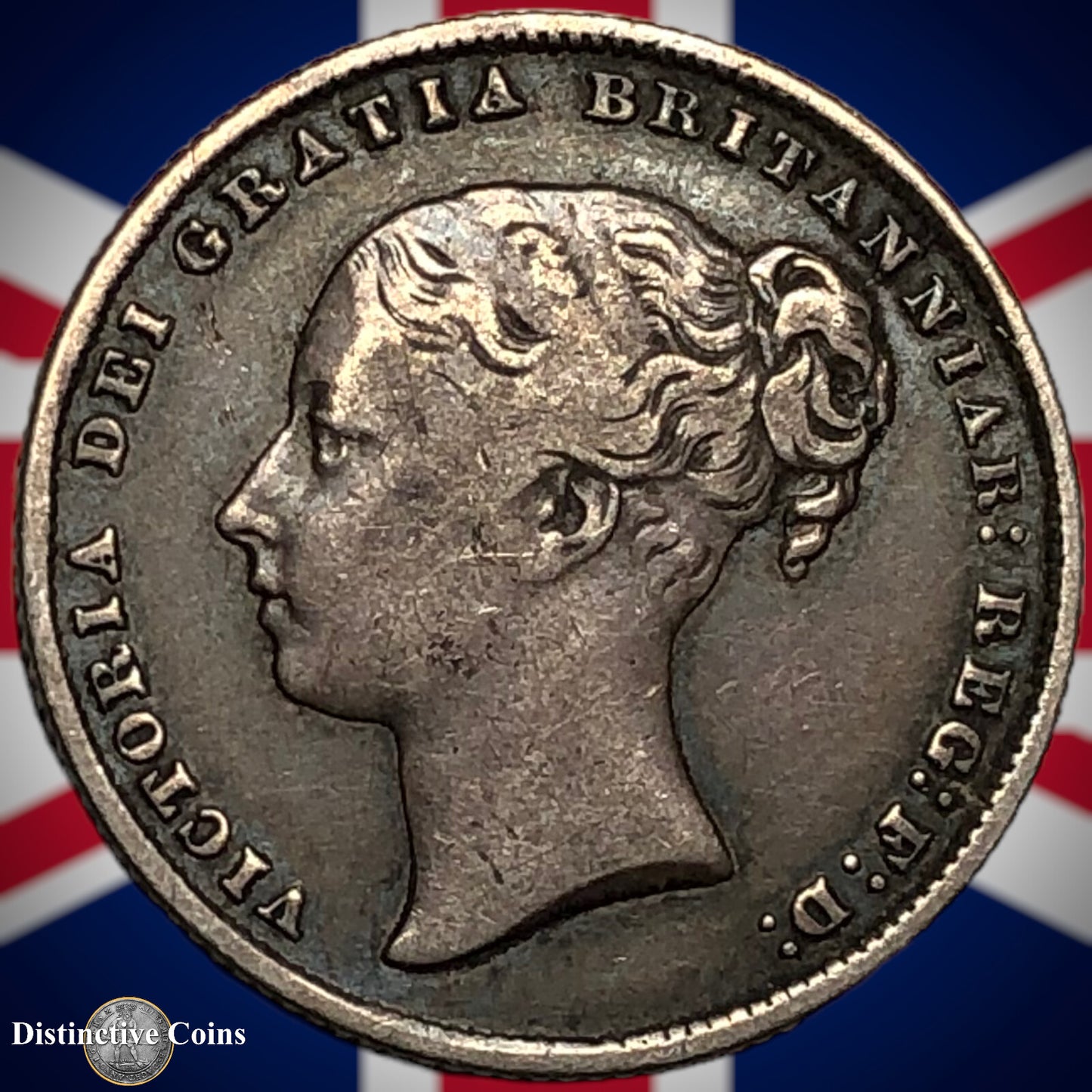 Great Britain 1864 British One Shilling GB0270