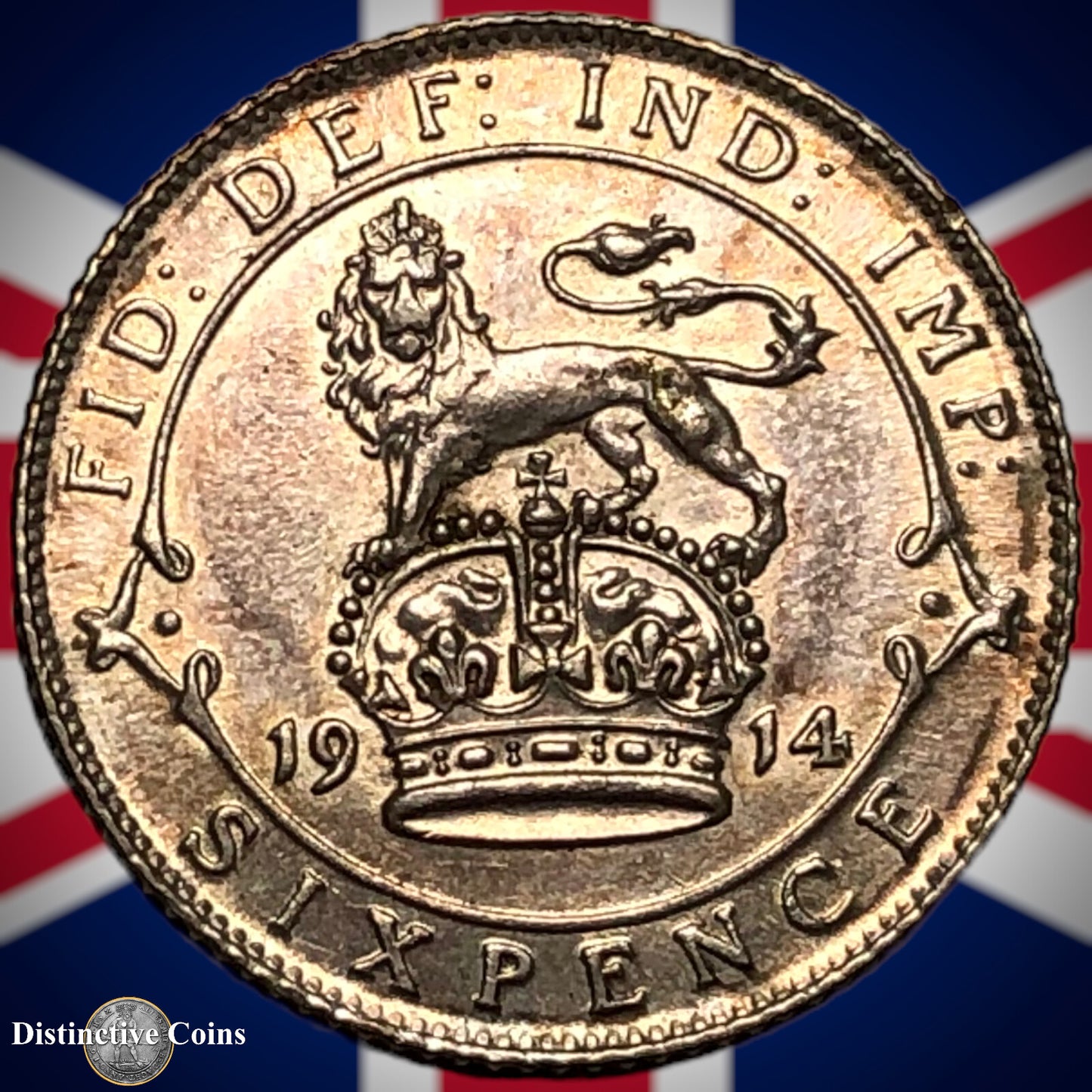 Great Britain 1914 Six Pence GB1587