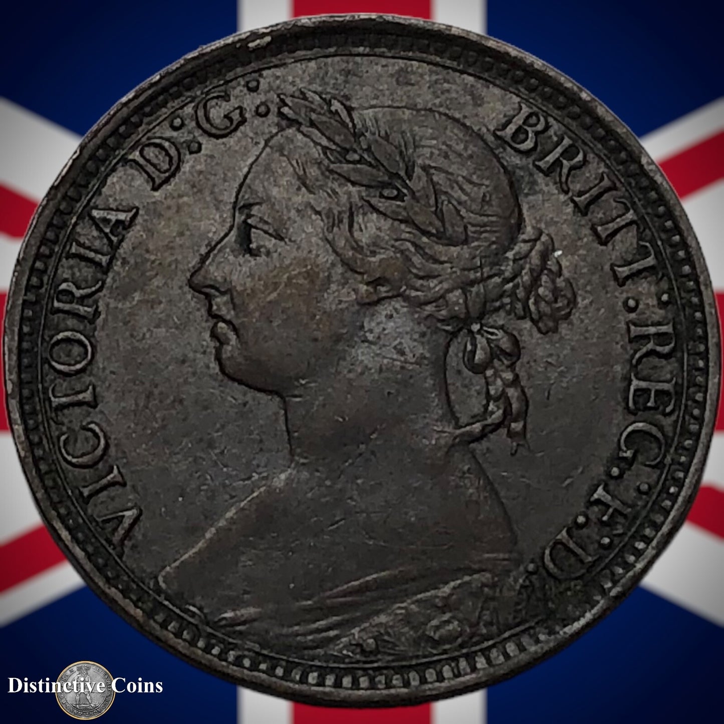 Great Britain 1893 Farthing 1/4d GB4337