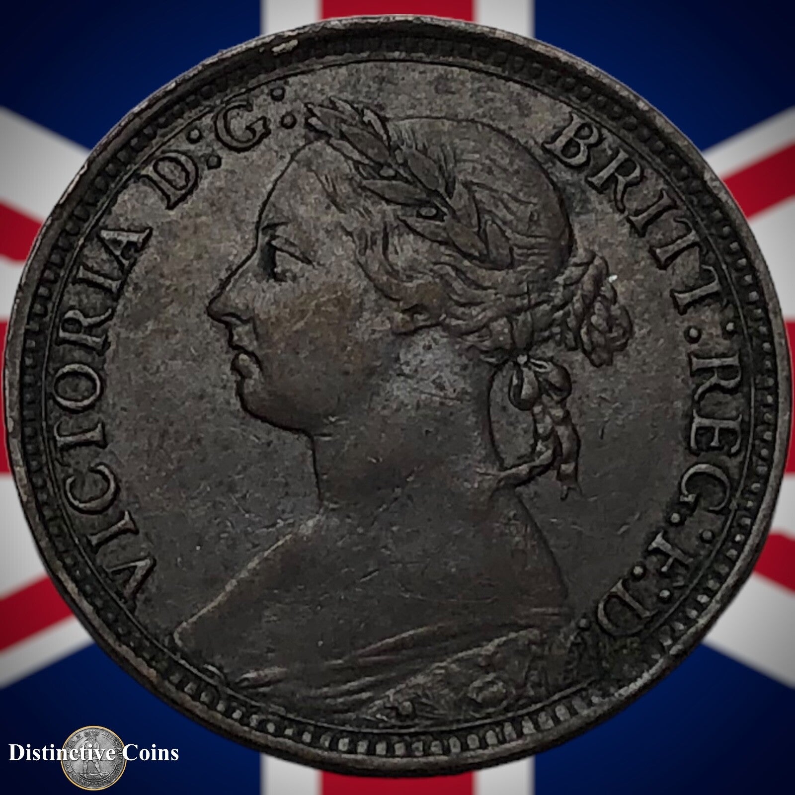 Great Britain 1893 Farthing 1/4d GB4337