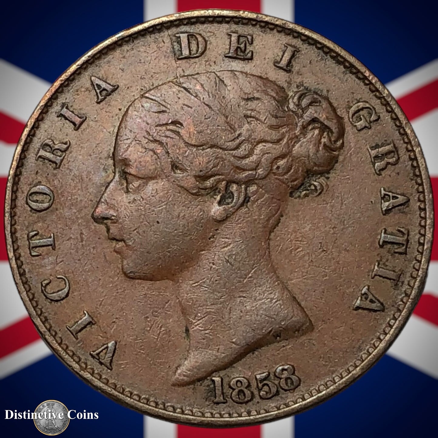 Great Britain 1858/7 Half Penny 1/2d GB5330