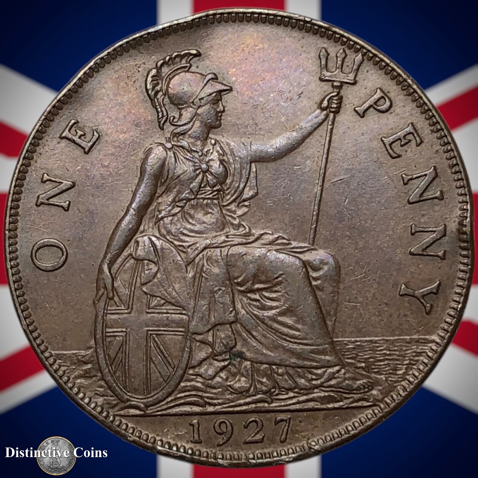 Great Britain 1927 Penny 1d GB7039