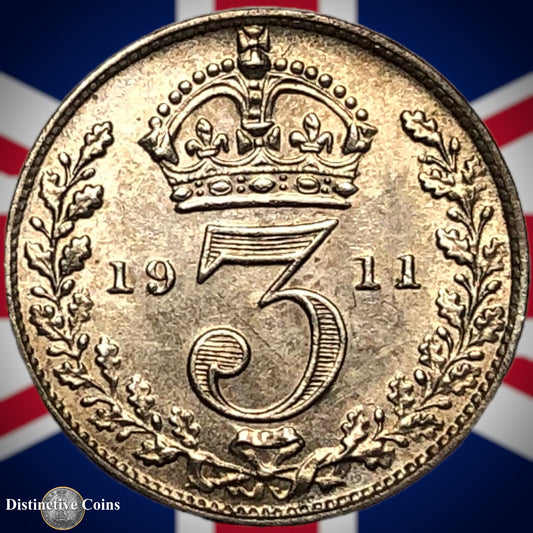 Great Britain 1911 Three Pence GB2137