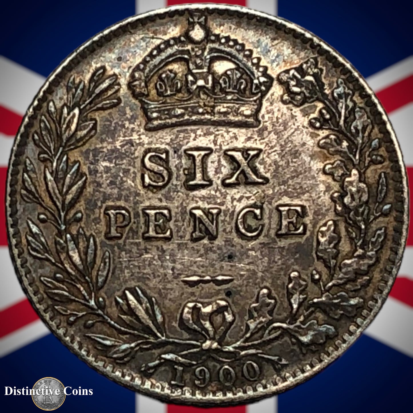 Great Britain 1900 Six Pence GB1481