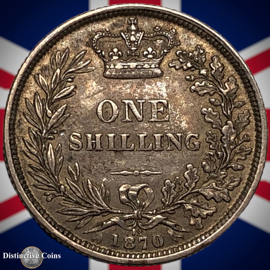 Great Britain 1870 British One Shilling GB0309