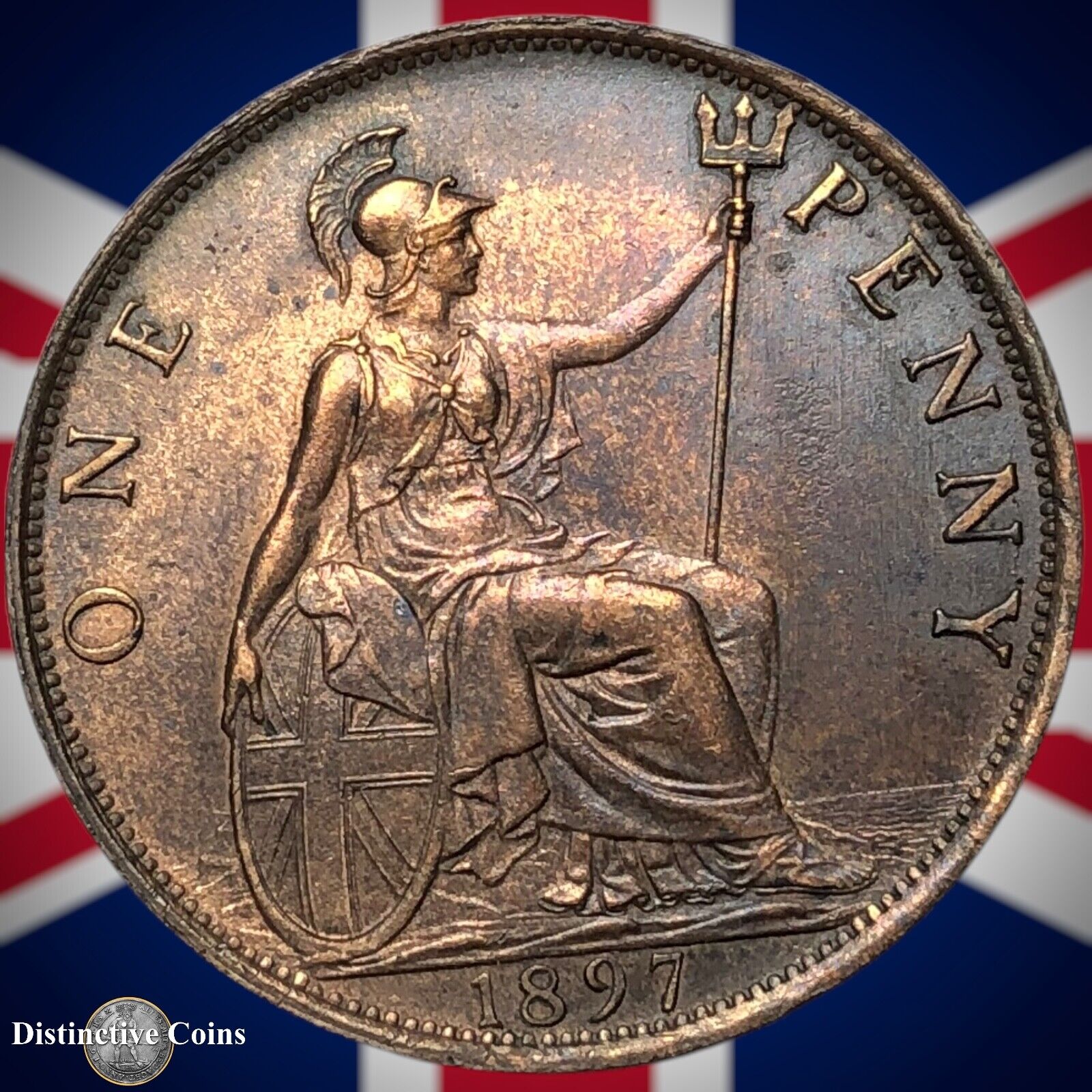 Great Britain 1897 Penny 1d GB6603