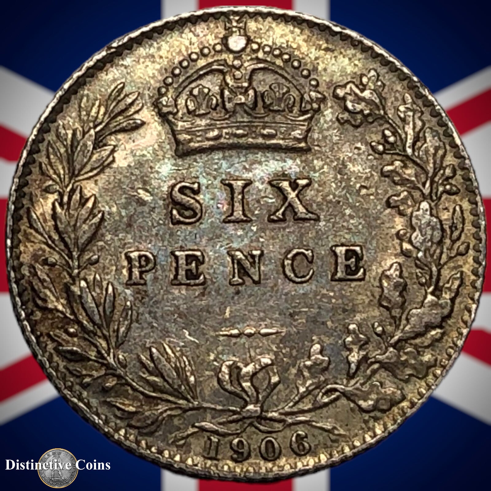 Great Britain 1906 Six Pence GB1537