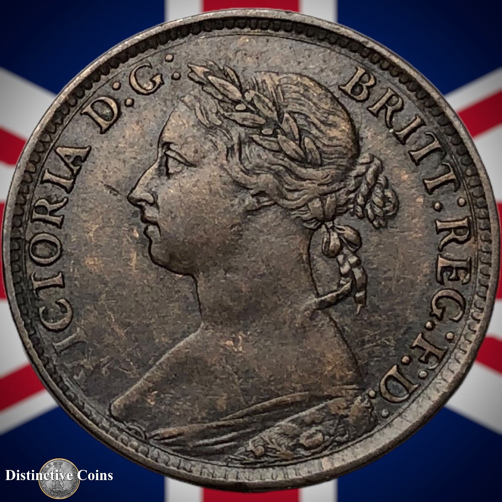 Great Britain 1890 Farthing 1/4d GB4269